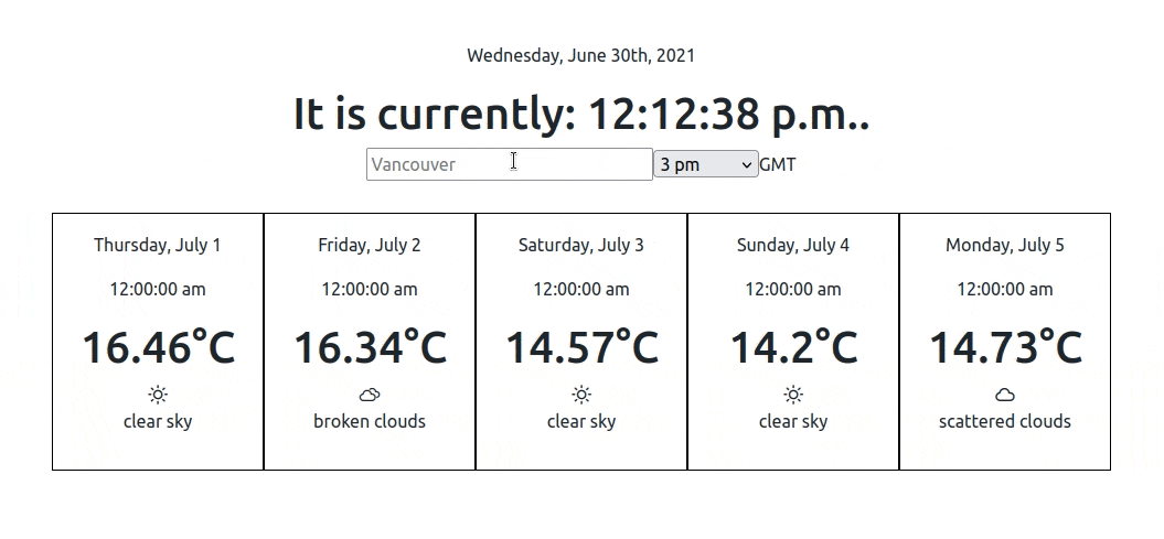 weather clock gif